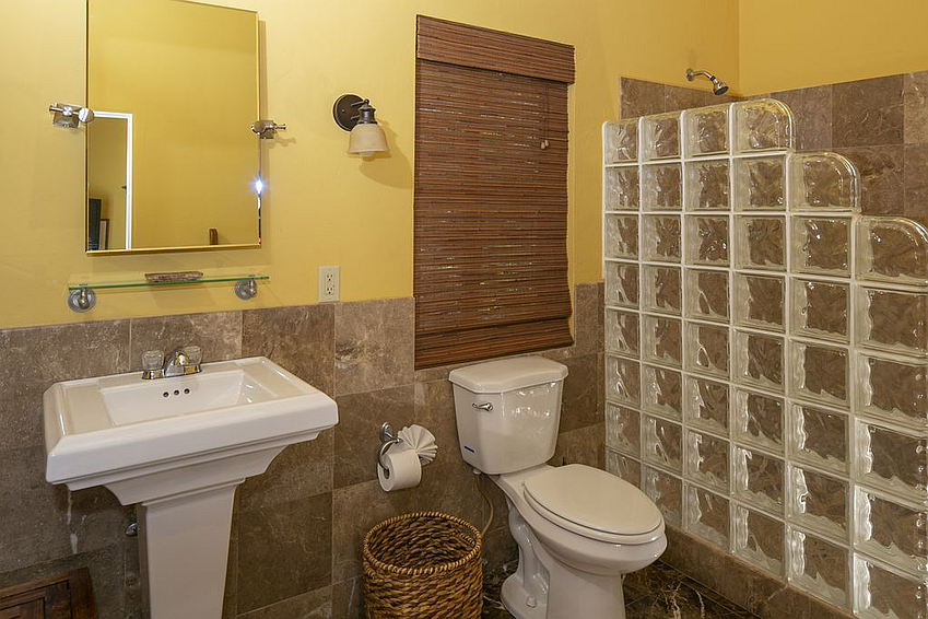 One of two bathrooms.